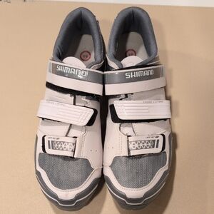 Shimano XC-31 Womens White and Gray Cycling Footwear SZ 44 W11